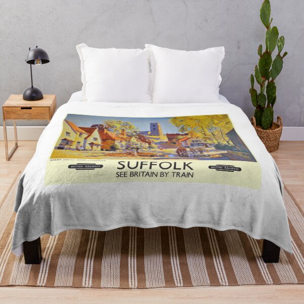 Item preview, Vintage British Railways Suffolk Travel Poster designed and sold by Random Railways.