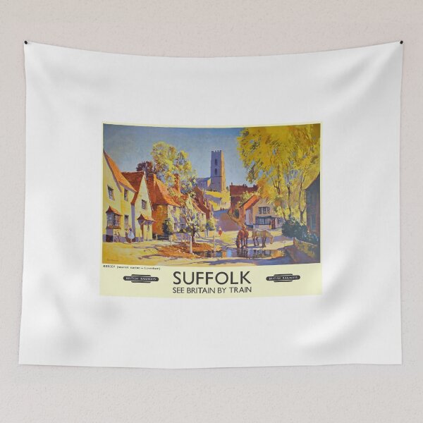 Item preview, Vintage British Railways Suffolk Travel Poster designed and sold by Random Railways.