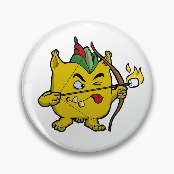 Item preview, Little yellow monster that shoots with an archery designed and sold by Guillaume Desbiolles.