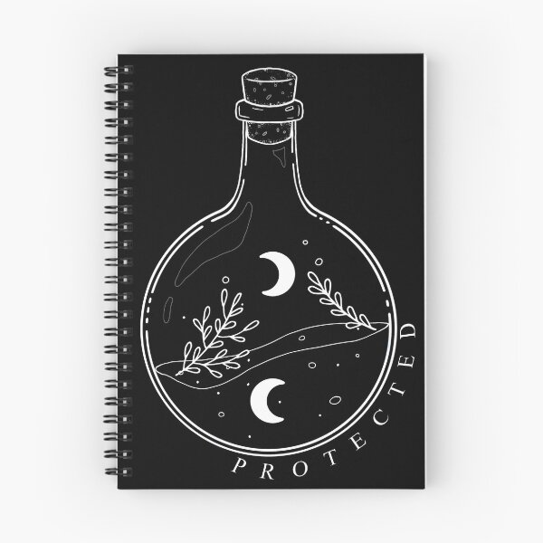 Item preview, Spell Bottle (Black ver.) Sticker designed and sold by CoffinBoneArt.