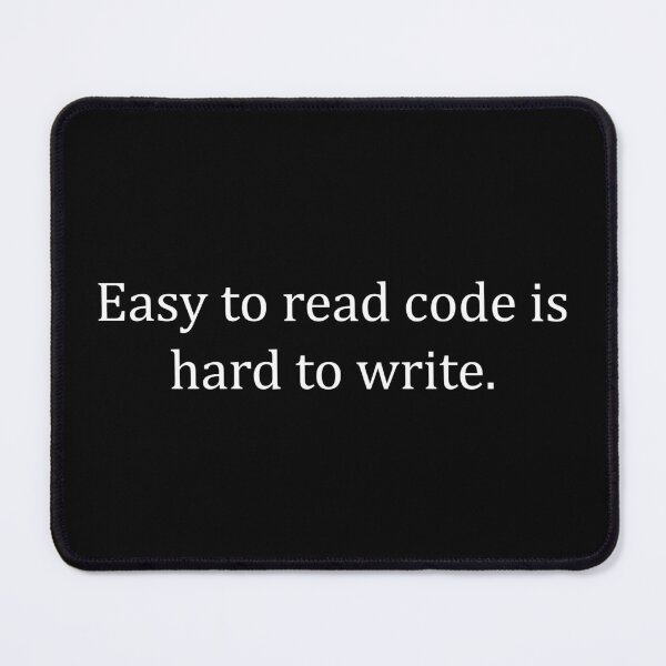 Item preview, Easy to read code is hard to write designed and sold by Family-Shop.