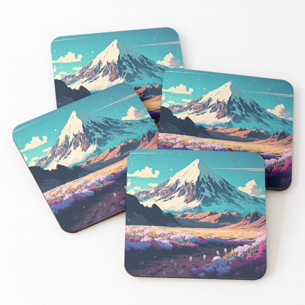 Item preview, Colourful mountain designed and sold by ricksticker.