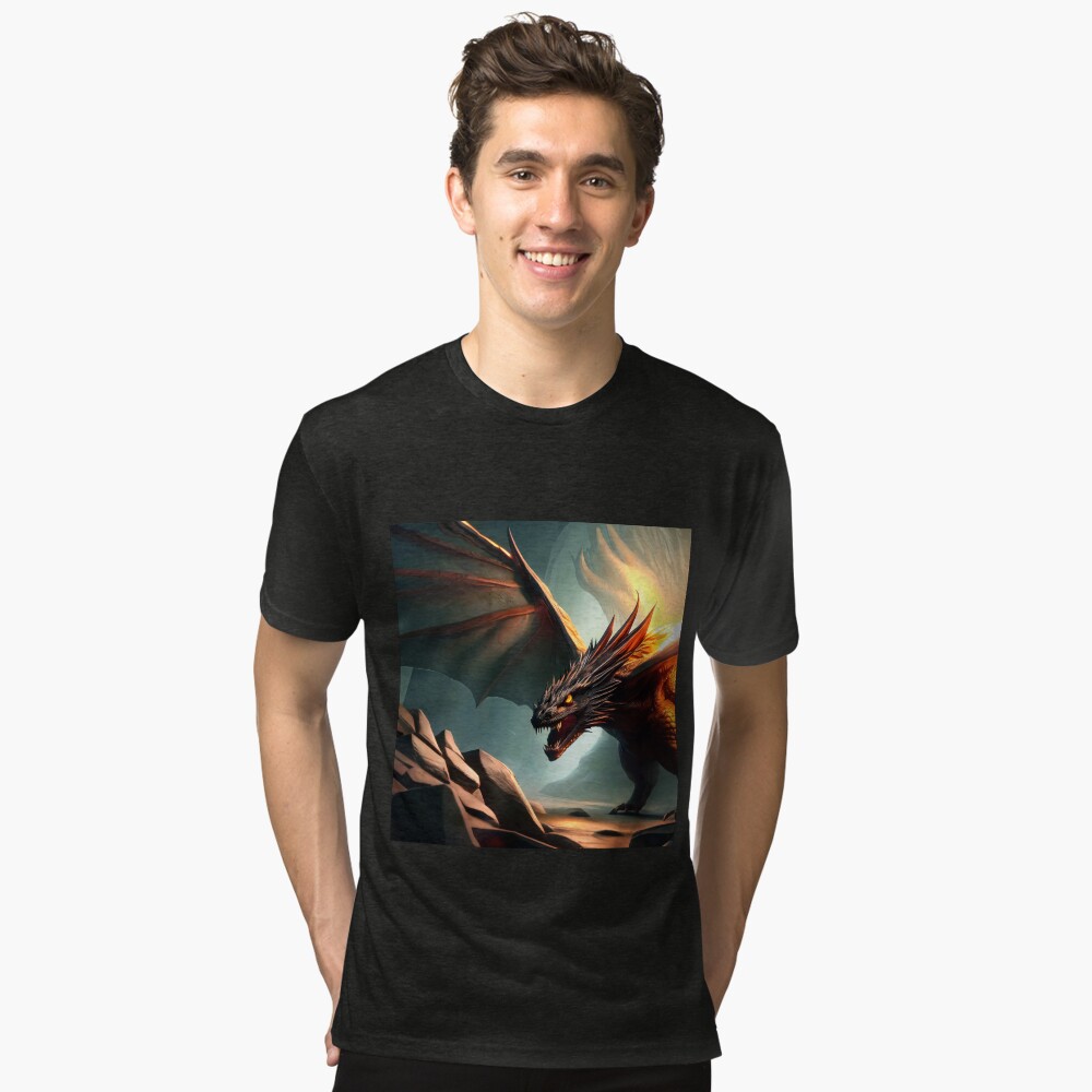 Item preview, Tri-blend T-Shirt designed and sold by dragynrain.