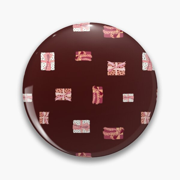 Item preview, Gift box bow heart simple pattern watercolor red designed and sold by Yana Mustafina | Boho Soulful Designs.