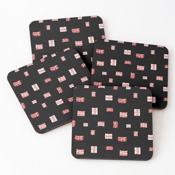 Item preview, Gift box bow heart simple pattern watercolor black designed and sold by Yana Mustafina | Boho Soulful Designs.