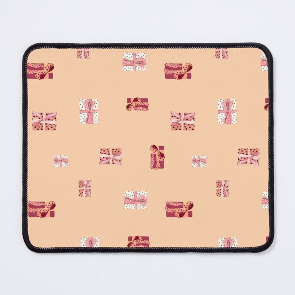 Item preview, Gift box bow heart simple pattern watercolor pink designed and sold by Yana Mustafina | Boho Soulful Designs.