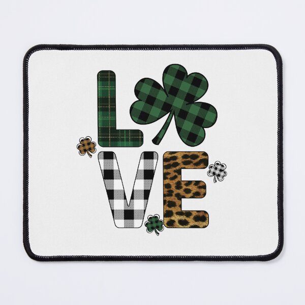 Item preview, St. Patrick's Day LOVE Typography designed and sold by HappyLifeCreate.