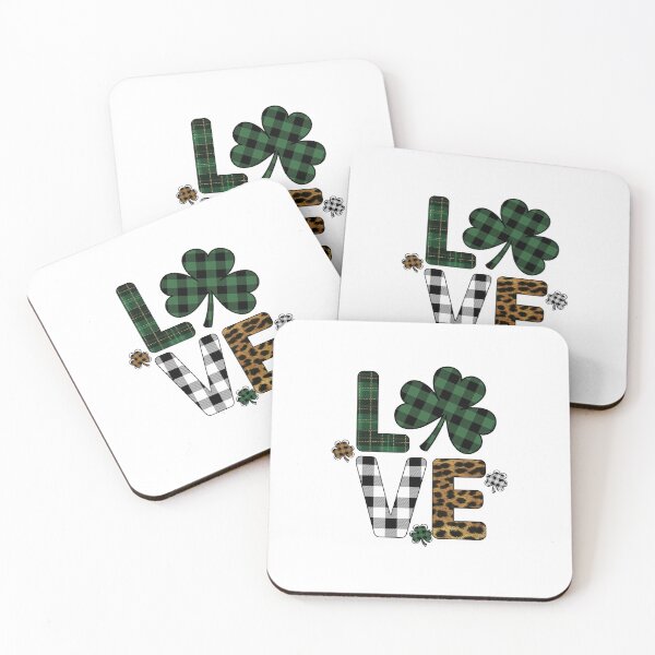 Item preview, St. Patrick's Day LOVE Typography designed and sold by HappyLifeCreate.