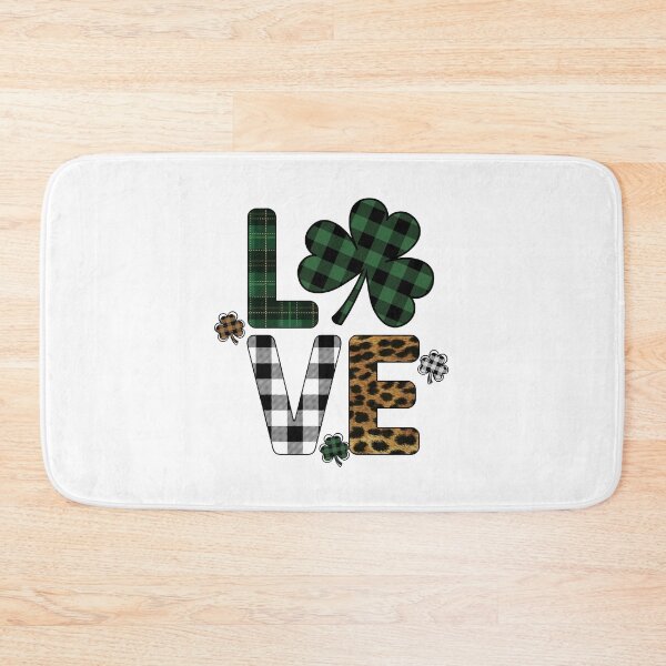Item preview, St. Patrick's Day LOVE Typography designed and sold by HappyLifeCreate.