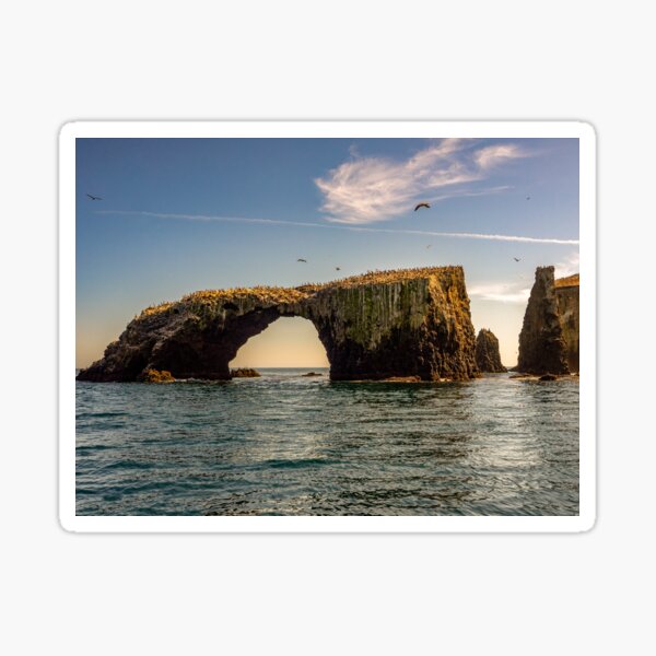 Arched Rock in the Ocean Sticker