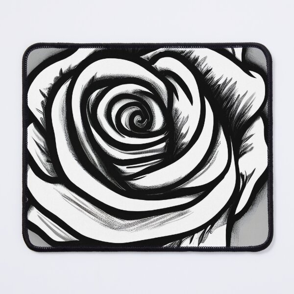 Item preview, Rose flower drawing artwork designed and sold by gramizzia.