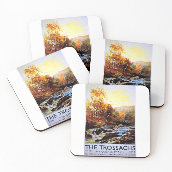 Item preview, Vintage LMS Railway Trossachs Scottish Travel Poster designed and sold by Random Railways.