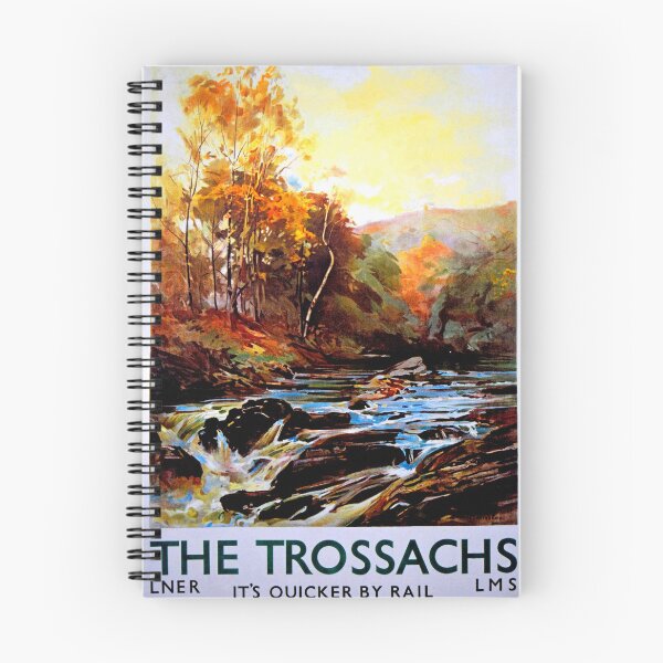 Item preview, Vintage LMS Railway Trossachs Scottish Travel Poster designed and sold by Random Railways.