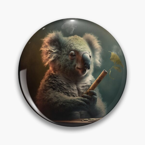 Item preview, Coala con un Cigarro designed and sold by ArtElephant.