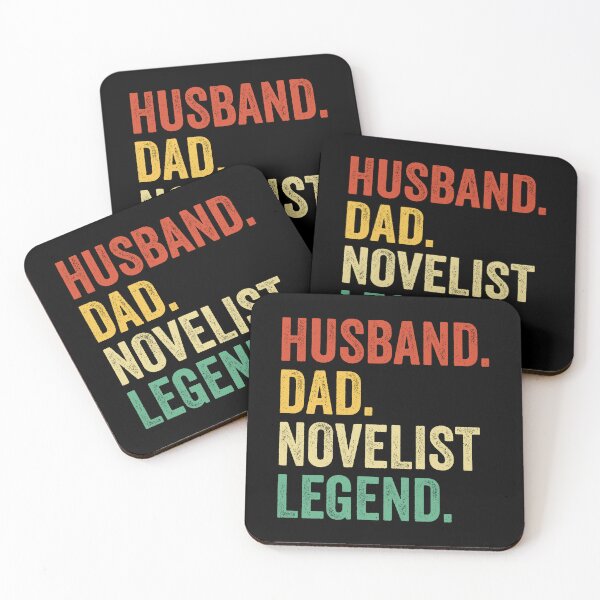 Aperçu de l'œuvre romancier vintage Papa, romancier Cadeaux, romancier Cadeaux, romancier Papa romancier Legend Shirt, Retro Dad Tees, Fête des Pères romancier Cadeaux créée et vendue par Dogs Geeky⭐⭐⭐⭐⭐.