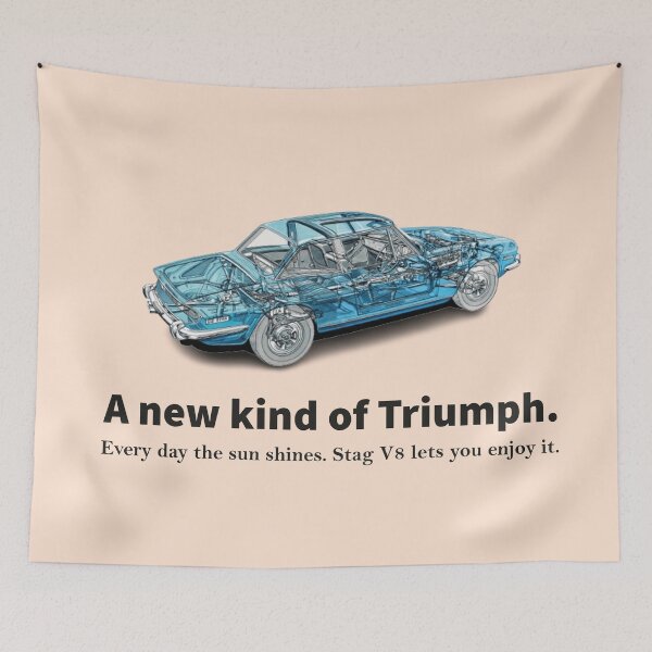 Item preview, "A New Kind of Triumph - The Triumph Stag" designed and sold by Triumph-Stagfan.