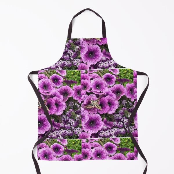 Item preview, Hummingbird Moth On Purple Petunias designed and sold by Mizjean.