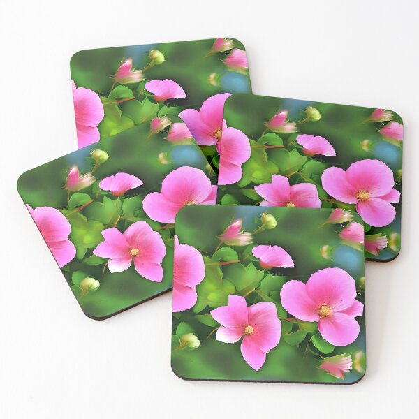 Item preview, Wild rose flower artwork designed and sold by gramizzia.