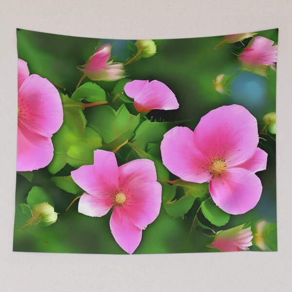 Item preview, Wild rose flower artwork designed and sold by gramizzia.