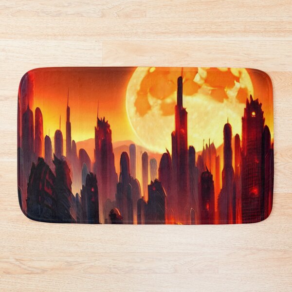Item preview, Burning city generated by artificial intelligence designed and sold by megadrina.