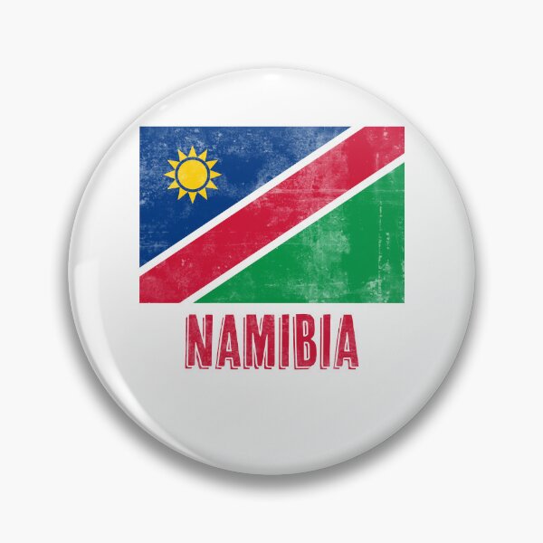 Item preview, Flag of Namibia  "Grunge" look. designed and sold by KTSubz Faith & Fun Designs.