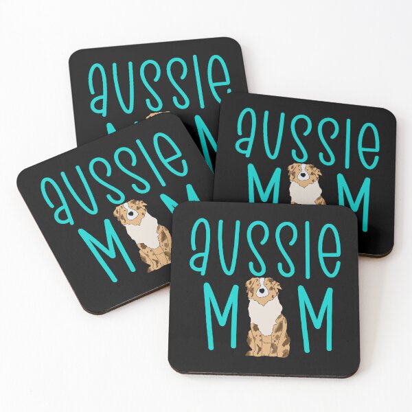 Item preview, Red Merle Aussie Mom designed and sold by SaintsPlace.