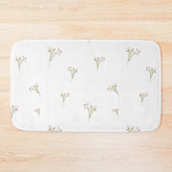 Artikelvorschau, Branch pink flower floral pattern watercolor  entworfen und verkauft von Yana Mustafina | Boho Soulful Designs.
