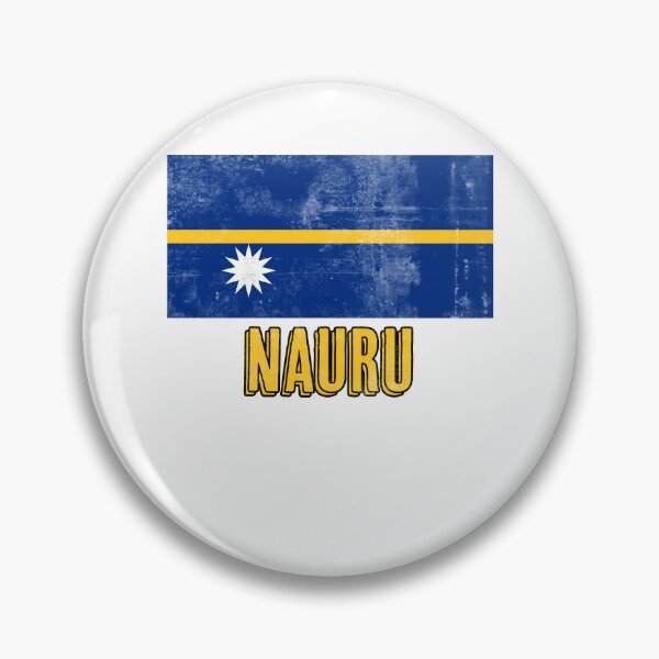 Item preview, Flag of Nauru  "Grunge" look. designed and sold by KTSubz Faith & Fun Designs.