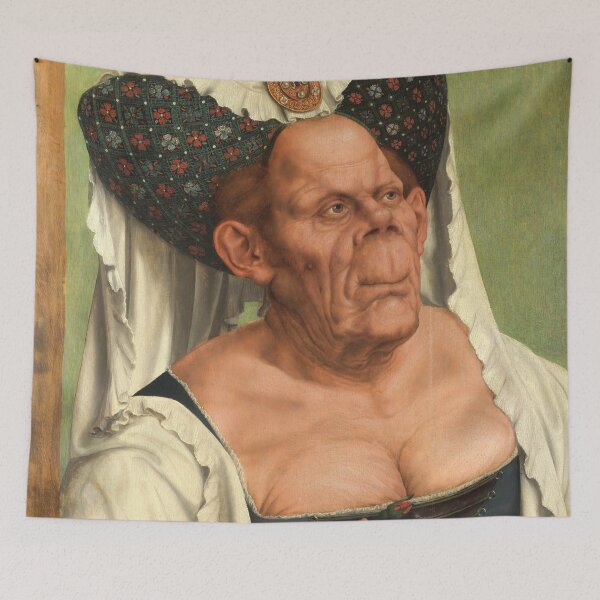 Artikelvorschau, Die hässliche Herzogin von Quentin Matsys, 1513 entworfen und verkauft von Vintage Wall Art.