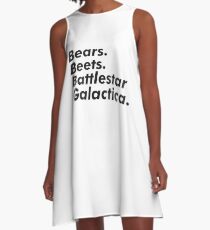 Bears, Beets, Battlestar Galactica A-Line Dress