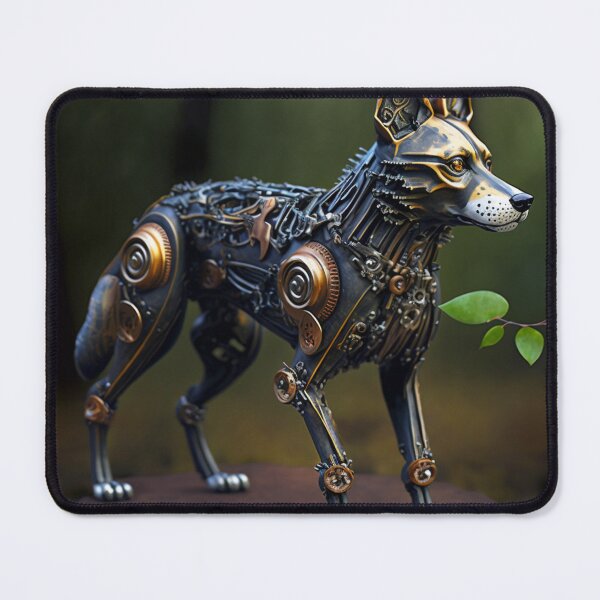 Item preview, Steampunk Inspired Metal Dog #1 designed and sold by Galviato.