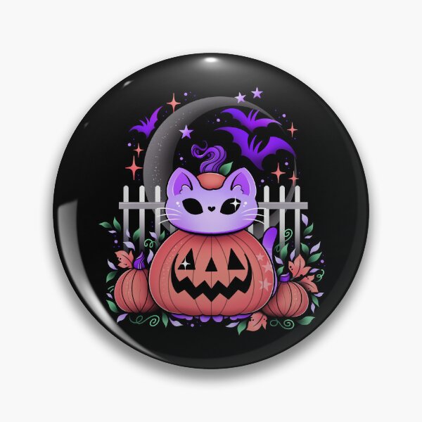 Item preview, Pumpkin patch Halloween cat  designed and sold by Texdoodles.