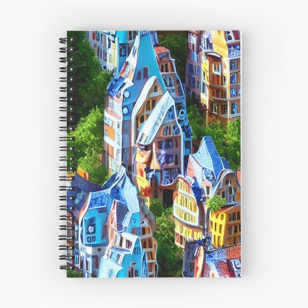Item preview, Pretty Colorful Berliner Houses - Seamless Pattern designed and sold by Chubuter.