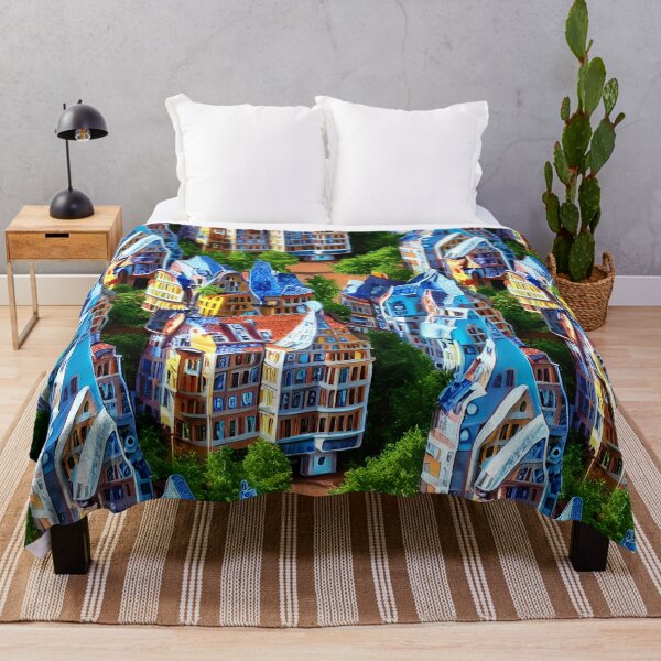 Item preview, Pretty Colorful Berliner Houses - Seamless Pattern designed and sold by Chubuter.