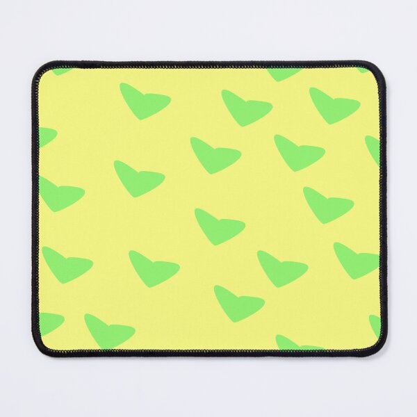 Item preview, Green Hearts On Yellow designed and sold by PrettyViews.