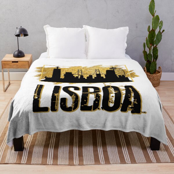 Item preview, Lisbon Lisbon Portugal skyline designed and sold by BullDesignsShop.