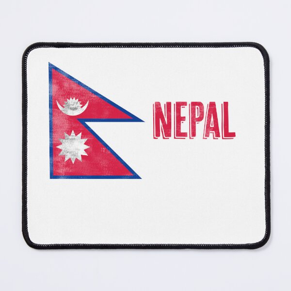 Item preview, Flag of Nepal "Grunge" look. designed and sold by KTSubz Faith & Fun Designs.