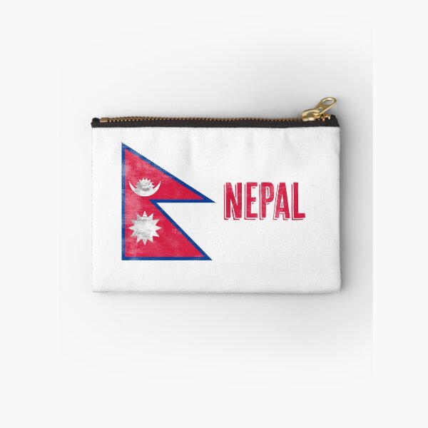 Item preview, Flag of Nepal  "Grunge" look. designed and sold by KTSubz Faith & Fun Designs.