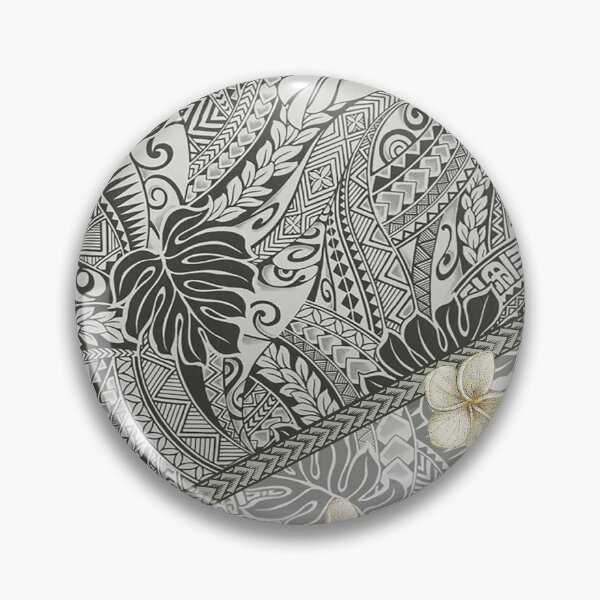 Item preview, Hawaiian Monstera and Plumeria Tapa Fusion designed and sold by J Marielle Designs.