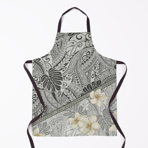Item preview, Hawaiian Monstera and Plumeria Tapa Fusion designed and sold by J Marielle Designs.