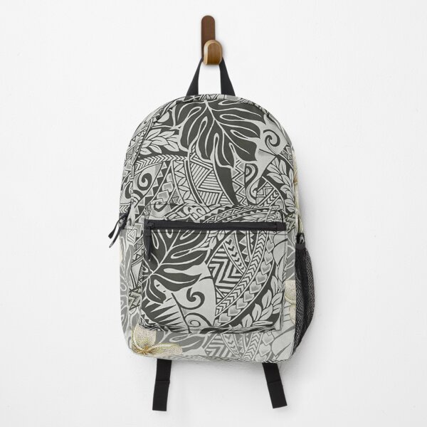 Item preview, Hawaiian Monstera and Plumeria Tapa Fusion designed and sold by J Marielle Designs.