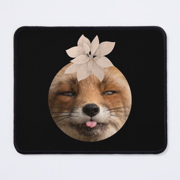 Item preview, Fox and Floral Watercolor, Funny Red Fox Face, Cute Red Fox Cub, Foxcub designed and sold by Flowerartlovers.