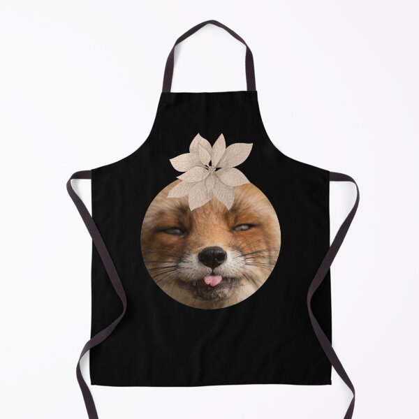 Item preview, Fox and Floral Watercolor, Funny Red Fox Face, Cute Red Fox Cub, Foxcub designed and sold by Flowerartlovers.