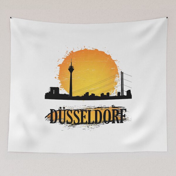 Item preview, Dusseldorf Germany City City Germany Skyline designed and sold by BullDesignsShop.