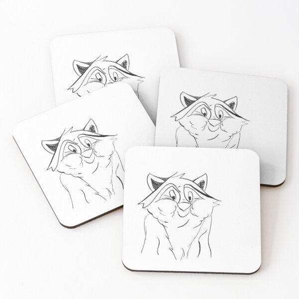 Item preview, Cartoon raccoon sketc designed and sold by SaintsPlace.