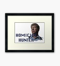 Geometric Joe Kenda - Homicide Hunter Framed Print
