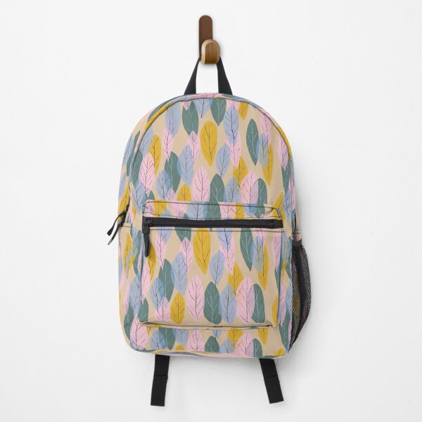 Item preview, Abstract leaves in pastel colors designed and sold by Ninaeva.