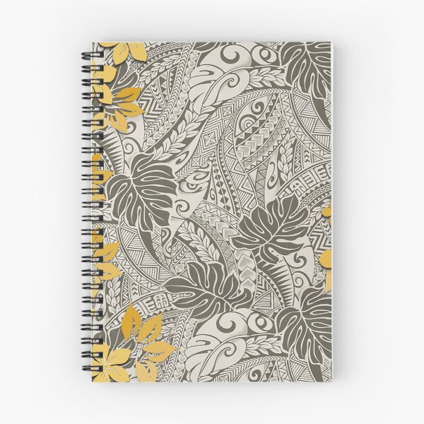 Item preview, Hawaiian Monstera Tapa and Hibiscus Fusion designed and sold by J Marielle Designs.