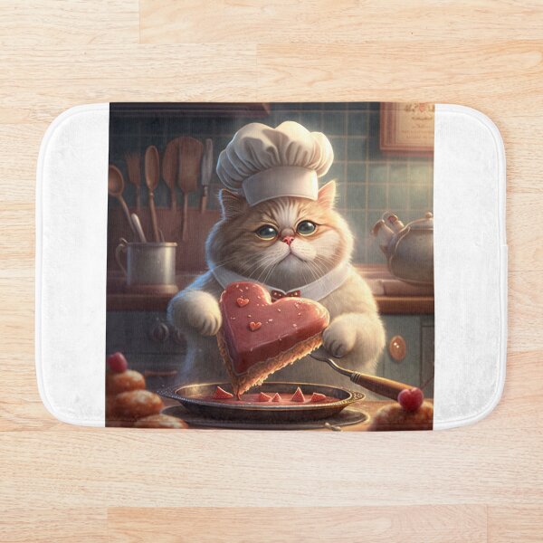 Item preview, Chef Kitty Heart designed and sold by FreeBot99.