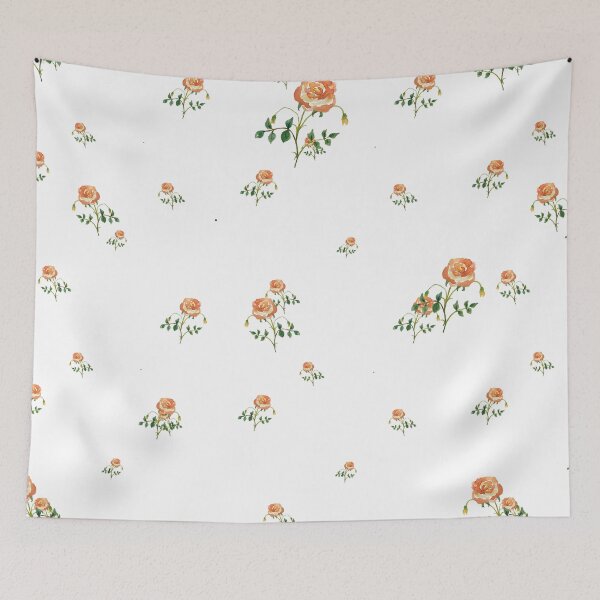 Item preview, Rose flower ornate cute floral pattern watercolor designed and sold by Yana Mustafina | Boho Soulful Designs.